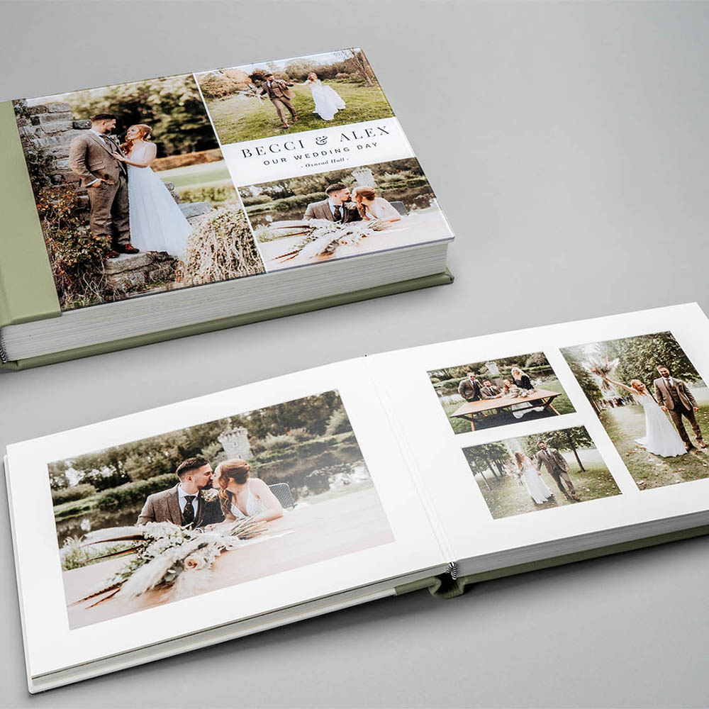 High-Quality Leather Cover Wedding Albums UK
