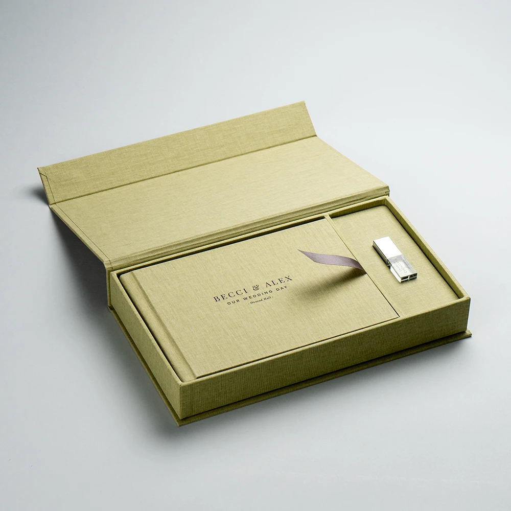 Linen Photo Book + USB Box